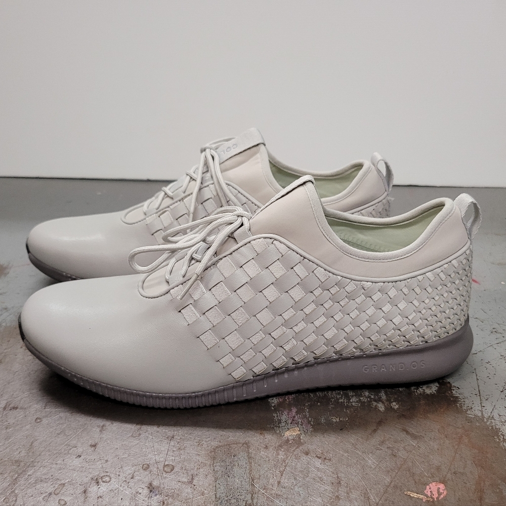 Cole Haan Women's Size 9B W06040  StudioGrand Woven Sneaker pale Gray
